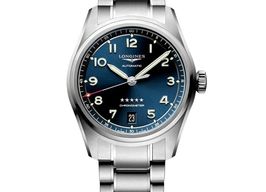 Longines Spirit L3.410.4.93.6 (2025) - Blauw wijzerplaat 37mm Staal
