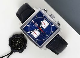 TAG Heuer Monaco CBL2111.FC6453 (2022) - Blauw wijzerplaat 39mm Staal