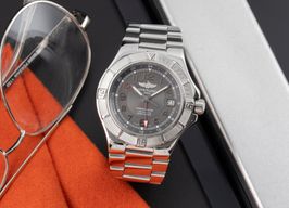 Breitling Colt GMT+ A3237011/F543 (Unknown (random serial)) - Grey dial 41 mm Steel case