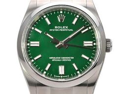 Rolex Oyster Perpetual 36 126000 (2025) - Groen wijzerplaat 36mm Staal
