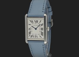 Cartier Tank WSTA0062 (2022) - Zilver wijzerplaat 34mm Staal