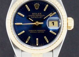 Rolex Lady-Datejust 69173 (1996) - Blue dial 26 mm Gold/Steel case