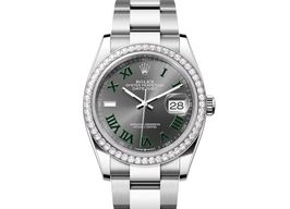 Rolex Datejust 36 126284RBR (2024) - Grijs wijzerplaat 36mm Staal