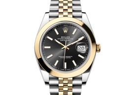 Rolex Datejust 41 126303 (2024) - Zwart wijzerplaat 41mm Goud/Staal