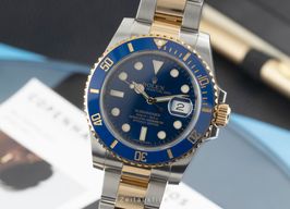 Rolex Submariner Date 116613LB (Unknown (random serial)) - Blue dial 40 mm Gold/Steel case