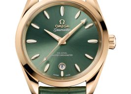 Omega Seamaster Aqua Terra 220.53.38.20.10.001 (2026) - Groen wijzerplaat 38mm Geelgoud