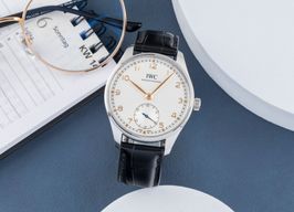 IWC Portuguese Automatic IW358303 (Onbekend (willekeurig serienummer)) - Zilver wijzerplaat 40mm Staal