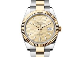 Rolex Datejust 41 126333-0021 (2024) - Gold dial 41 mm Gold/Steel case