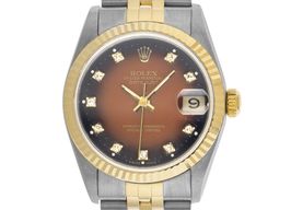 Rolex Datejust 31 68273 (1988) - Red dial 31 mm Gold/Steel case