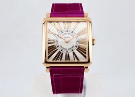 Franck Muller Master Square 6002 M B QZ REL R (2021) - White dial 33 mm Rose Gold case