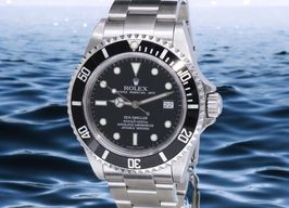 Rolex Sea-Dweller 4000 16600 (2005) - Zwart wijzerplaat 40mm Staal