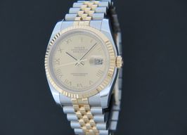 Rolex Datejust 36 116233 (2003) - Champagne dial 36 mm Gold/Steel case