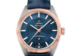 Omega Globemaster 130.23.39.21.03.001 (2024) - Blue dial 39 mm Gold/Steel case