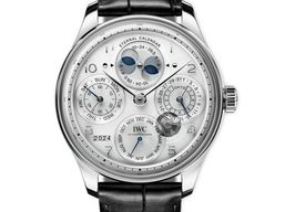IWC Portuguese Perpetual Calendar IW505701 (2025) - White dial 44 mm Platinum case