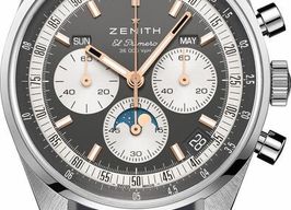 Zenith Chronomaster Original 03.3400.3610/39.C910 (2026) - Grijs wijzerplaat 38mm Staal