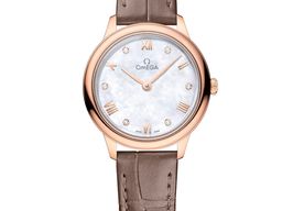 Omega De Ville 434.53.28.60.55.001 (2025) - White dial 28 mm Rose Gold case