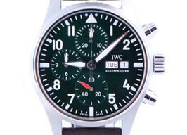 IWC Pilot Chronograph IW388103 (2023) - Green dial 41 mm Steel case