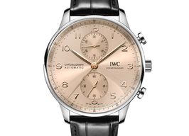 IWC Portuguese Chronograph IW371624 (2024) - Grijs wijzerplaat 41mm Staal