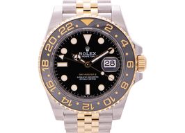 Rolex GMT-Master II 126713GRNR (2023) - Zwart wijzerplaat 40mm Goud/Staal