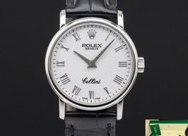 Rolex Cellini 6110 (2008) - Silver dial 26 mm White Gold case