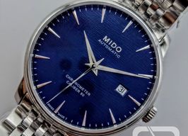 Mido Baroncelli M027.408.11.041.00 (2024) - Blauw wijzerplaat 40mm Staal