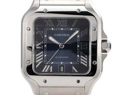 Cartier Santos WSSA0030 (2022) - Blue dial 40 mm Steel case