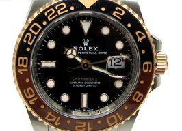 Rolex GMT-Master II 126711CHNR (Unknown (random serial)) - Black dial 40 mm Gold/Steel case
