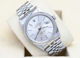 Rolex Datejust 36 16220 (1989) - Zilver wijzerplaat 36mm Staal