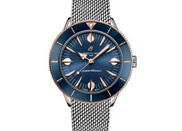 Breitling Superocean Heritage U10340161C1A1 (2025) - Blauw wijzerplaat 38mm Staal