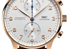 IWC Portuguese Chronograph IW371611 (2025) - Zilver wijzerplaat 41mm Roodgoud
