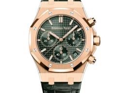 Audemars Piguet Royal Oak Chronograph 26240OR.OO.D404CR.01 (2022) - Green dial 41 mm Rose Gold case