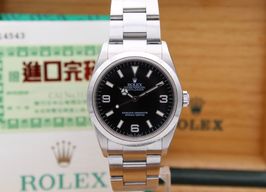 Rolex Explorer 114270 (2002) - Zwart wijzerplaat 36mm Staal