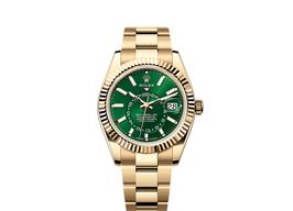 Rolex Sky-Dweller 336938 (2025) - Groen wijzerplaat 42mm Geelgoud