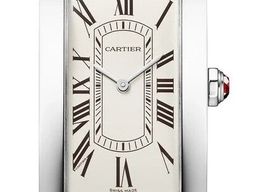Cartier Tank Américaine WGTA0296 (2026) - Red dial 44 mm Platinum case