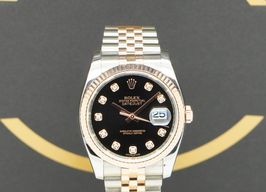 Rolex Datejust 36 116231 (2015) - Black dial 36 mm Gold/Steel case