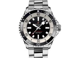 Breitling Superocean 42 A17375211B1A1 (2024) - Zwart wijzerplaat 42mm Staal