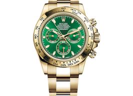 Rolex Daytona 116508 (2023) - Groen wijzerplaat 40mm Geelgoud