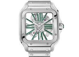 Cartier Santos WHSA0028 (2025) - Transparent dial 48 mm Steel case