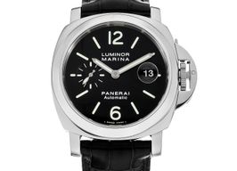 Panerai Luminor Marina Automatic PAM00104 (Unknown (random serial)) - Black dial 44 mm Steel case