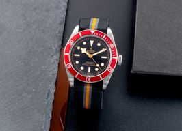Tudor Black Bay M79230R-0006 (Onbekend (willekeurig serienummer)) - Zwart wijzerplaat 41mm Staal