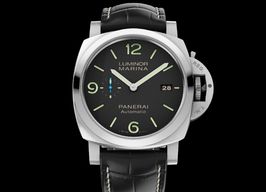 Panerai Luminor Marina 1950 3 Days Automatic PAM01312 (2024) - Zwart wijzerplaat 44mm Staal