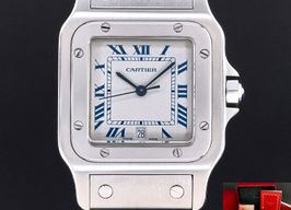 Cartier Santos Galbée W20018D6 (Unknown (random serial)) - Silver dial 29 mm Steel case