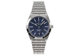 Breitling Chronomat A10380101C1A1 (2021) - Blauw wijzerplaat 36mm Staal