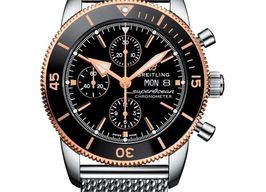 Breitling Superocean Heritage II Chronograph U13313121B1A1 (2026) - Zwart wijzerplaat 44mm Staal