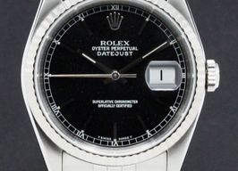 Rolex Datejust 36 16234 (1991) - Zwart wijzerplaat 36mm Staal