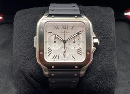 Cartier Santos WSSA0017 (2025) - Silver dial 43 mm Steel case