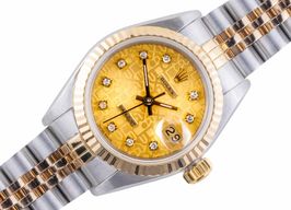 Rolex Lady-Datejust 69173 (1989) - Champagne dial 26 mm Gold/Steel case