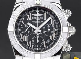 Breitling Chronomat 44 AB0110 (2011) - Black dial 44 mm Steel case
