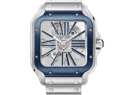 Cartier Santos WHSA0026 (2025) - Transparent dial 48 mm Steel case