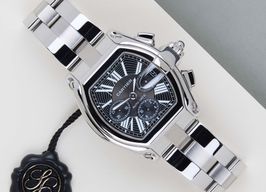 Cartier Roadster W62020X6 (2004) - Zwart wijzerplaat 43mm Staal